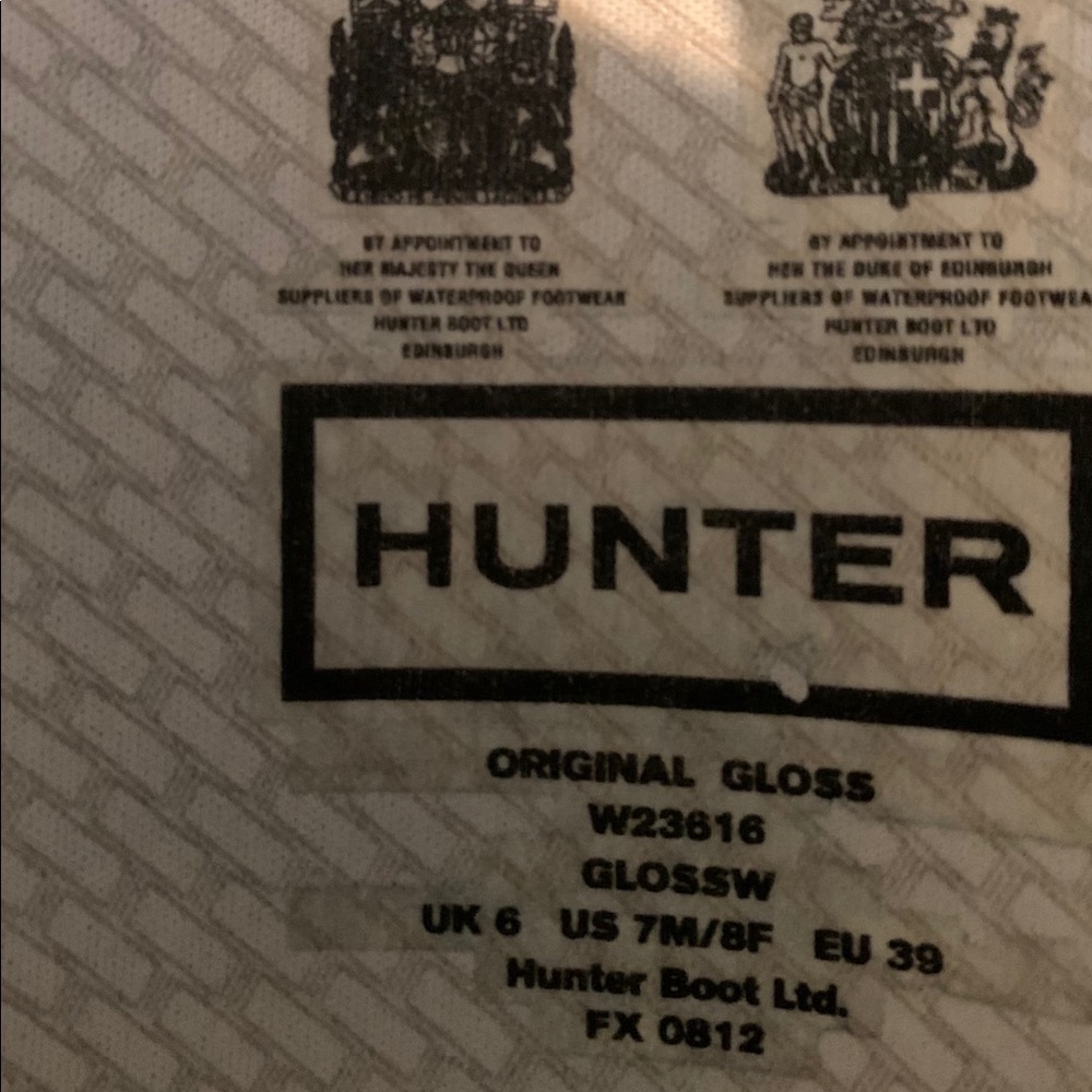 Hunter boots
